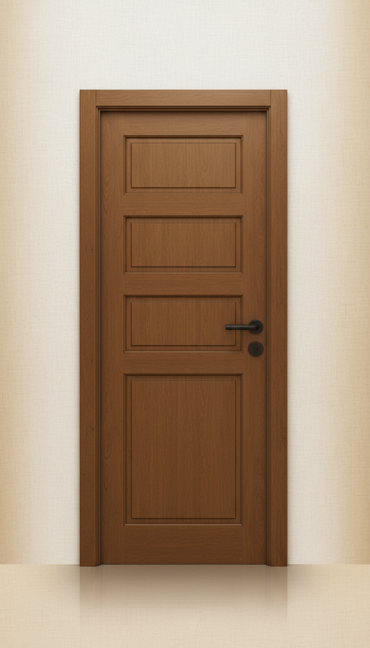 Solid Oak Bespoke Entry Door