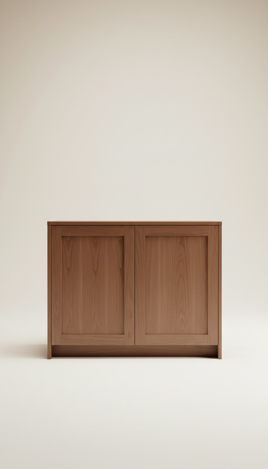 Custom Walnut Kitchen Cabinet
